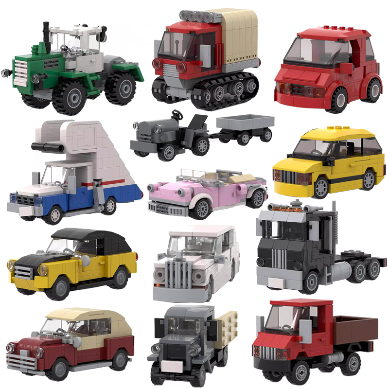 Victor Racket Jetspeed - MOC City Mini Auto Tractor Sneeuwscooter