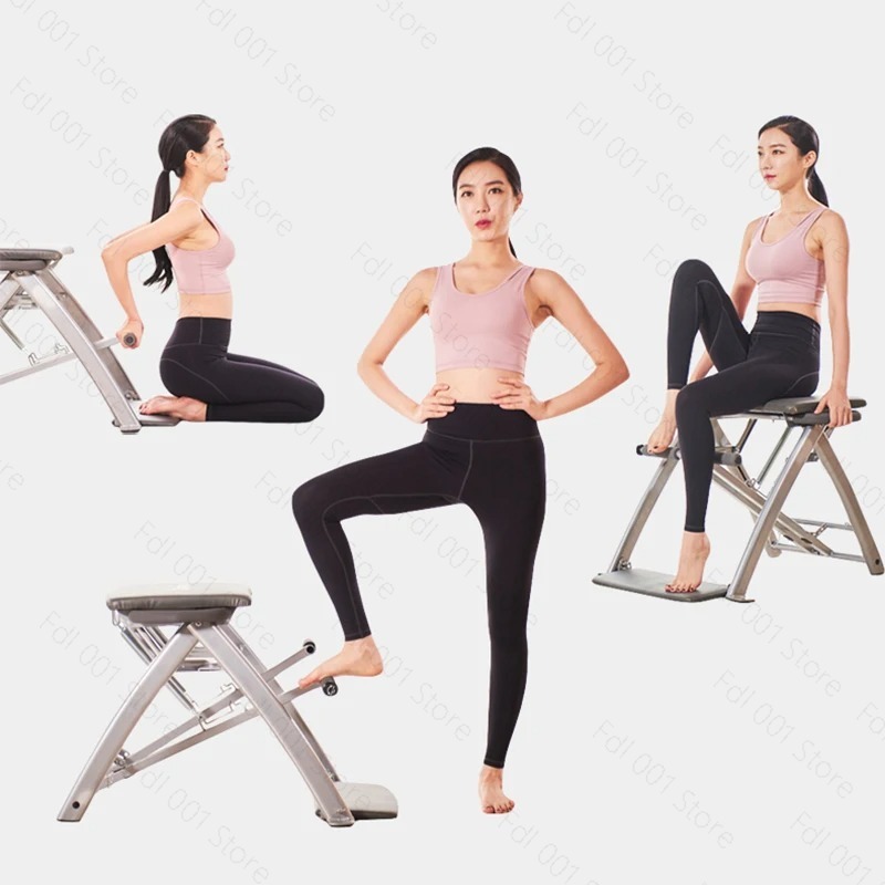 Pilates Yoga Chair - Draagbare Pilates Universele Stoelapparatuur Thuis Yoga