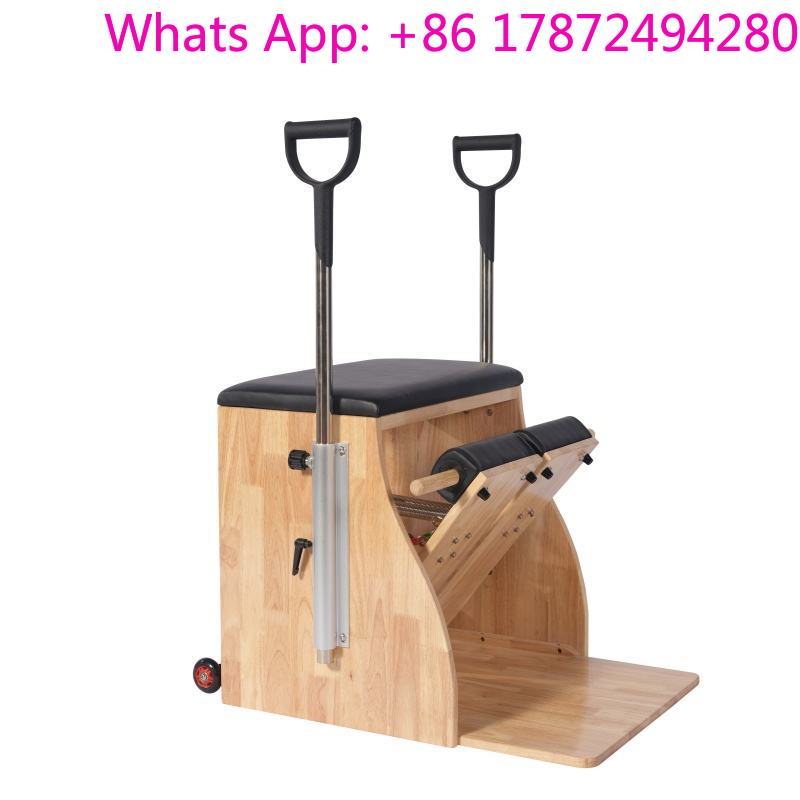 Pilates Yoga Chair - Commerciële Eikenhouten Pilates Wunda Chair, verstelbare
