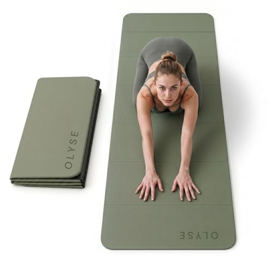 Pilates Yoga Hiit - Opvouwbare yogamat voor yoga, pilates, stretching,