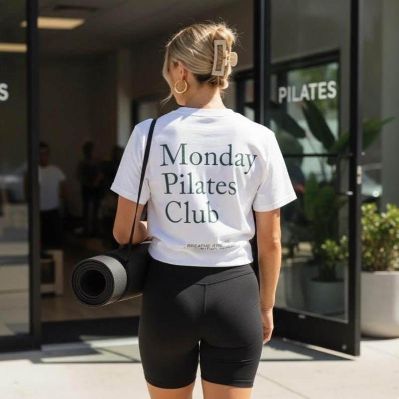 Pilates Yoga Wellness - Shirt voor Pilates Maandag Pilates Club