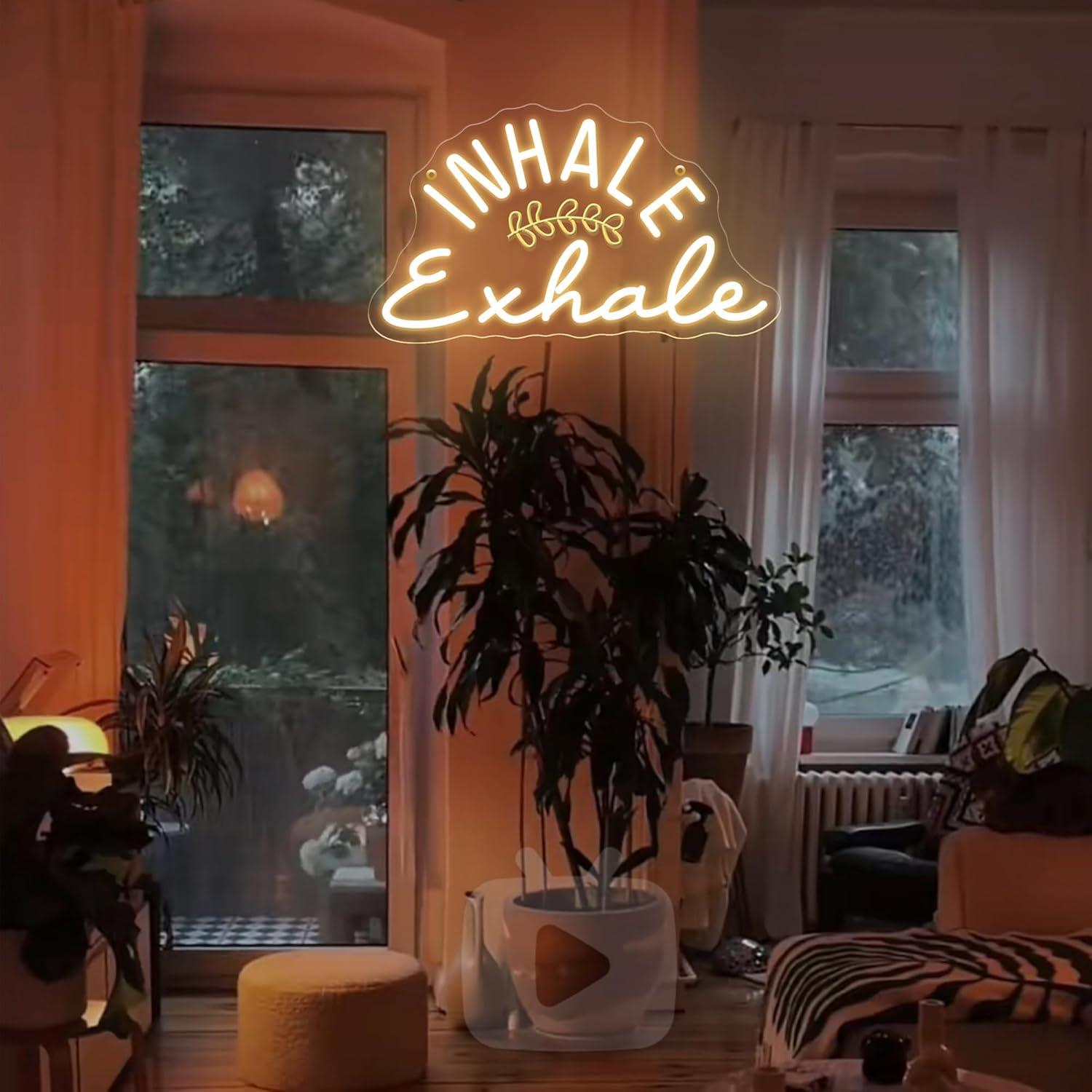 Inademen Uitademen Neon Sign D - Pilates Yoga Wellness recensie en prijs