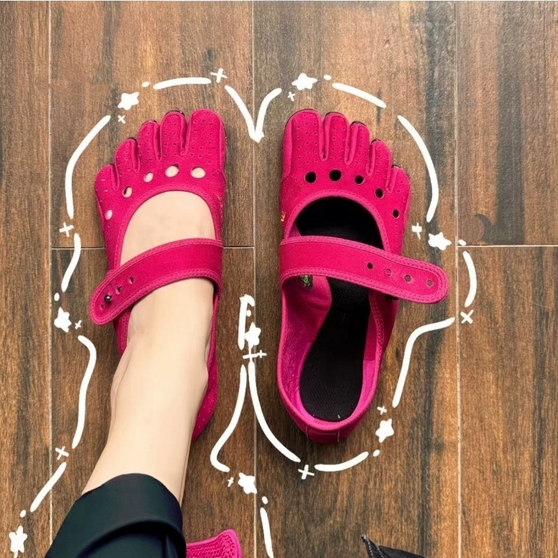 Mary Jane schoenen met vijf te - Pilates Yoga Footwear recensie en prijs