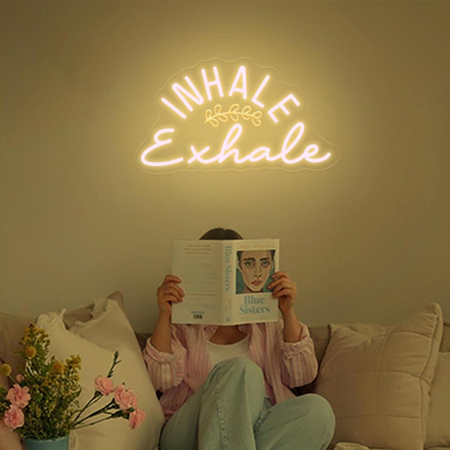 Inademen Uitademen Neon Sign D - Pilates Yoga Wellness recensie en prijs