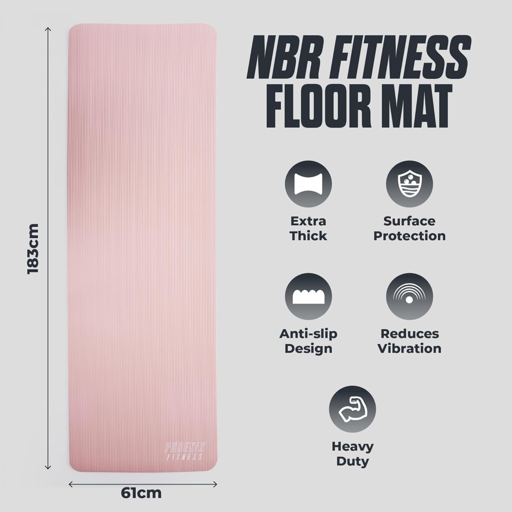 Extra dikke 15mm NBR yogamat m - Pilates Yoga Hiit recensie en prijs