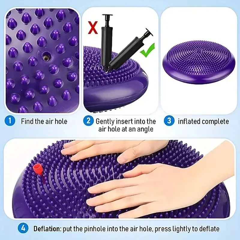 Opblaasbaar Balanskussen Yoga  - Exercise Disc Inflatable recensie en prijs