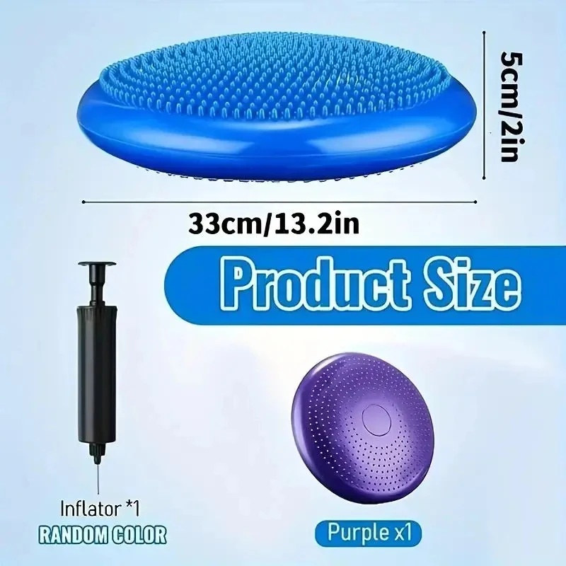Opblaasbaar Balanskussen Yoga  - Exercise Disc Inflatable recensie en prijs