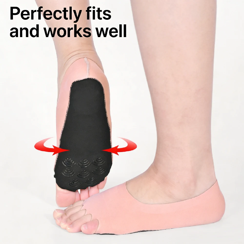 1 paar teenloze yogasokken voo - Pilates Yoga Home recensie en prijs