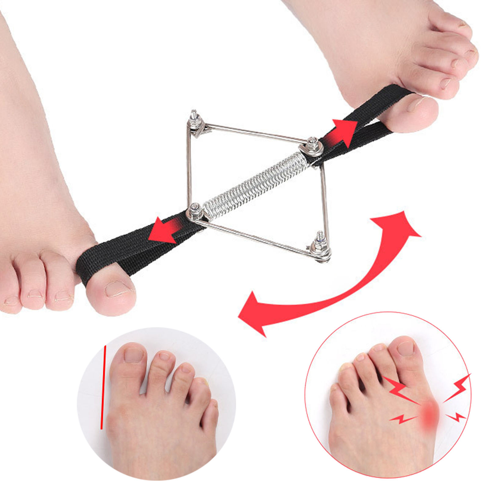 Bunion Corrector Nylon Staal Z - Pilates Yoga Wellness recensie en prijs