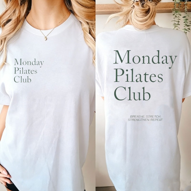Shirt voor Pilates Maandag Pil - Pilates Yoga Wellness recensie en prijs