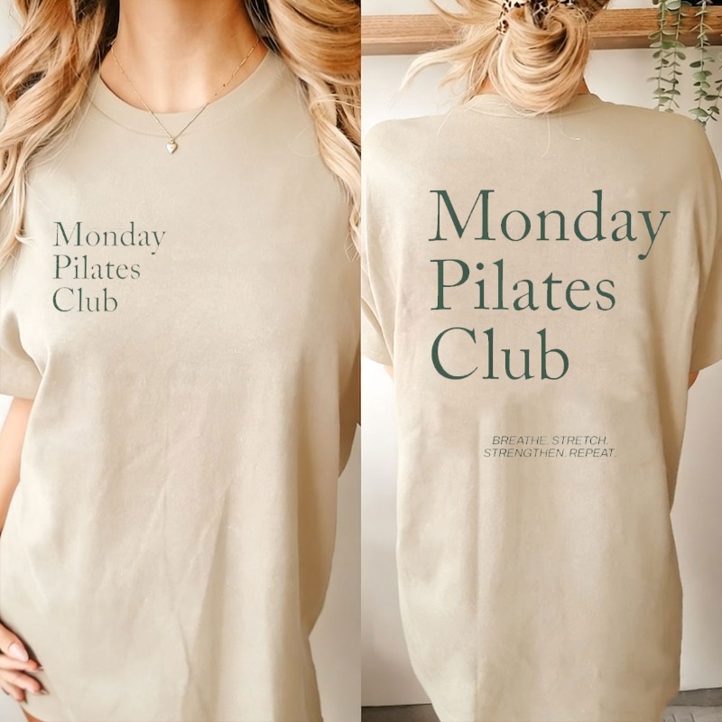 Shirt voor Pilates Maandag Pil - Pilates Yoga Wellness recensie en prijs